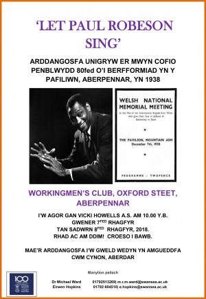 Paul Robeson poster Cym